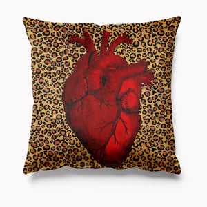 *Overstock* Anatomical Heart Crushed Velvet Cushion