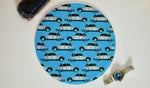 Blue Citroen 2CV Car Worktop Saver - Chopping Board - Placemat - Kitsch Republic