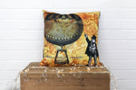 Steampunk Balloon Velvet Cushion - Kitsch Republic