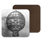 Steampunk Hot Air Balloon Coaster Drinks Mat Gift